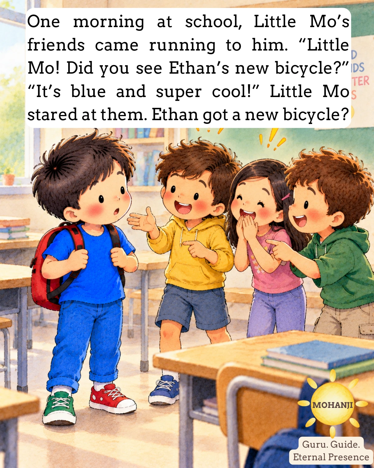 Little Mo and the Big News, illustrated page 2 of 10