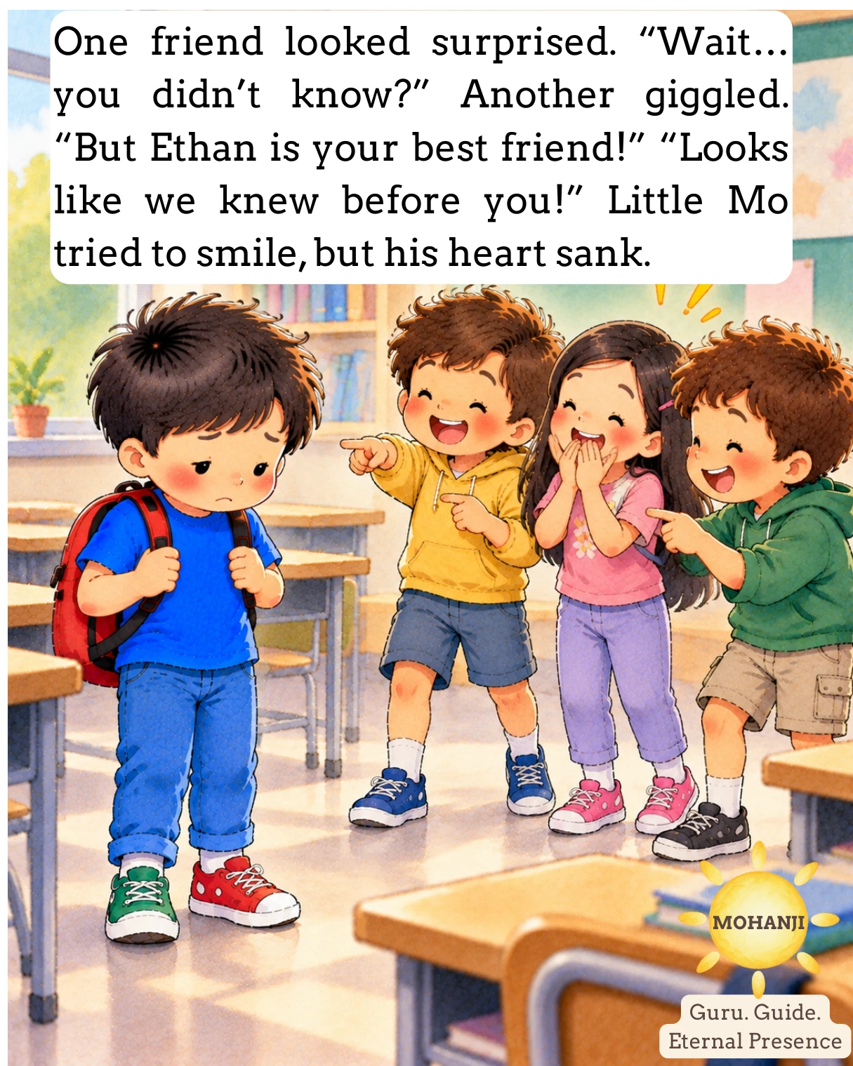 Little Mo and the Big News, illustrated page 3 of 10