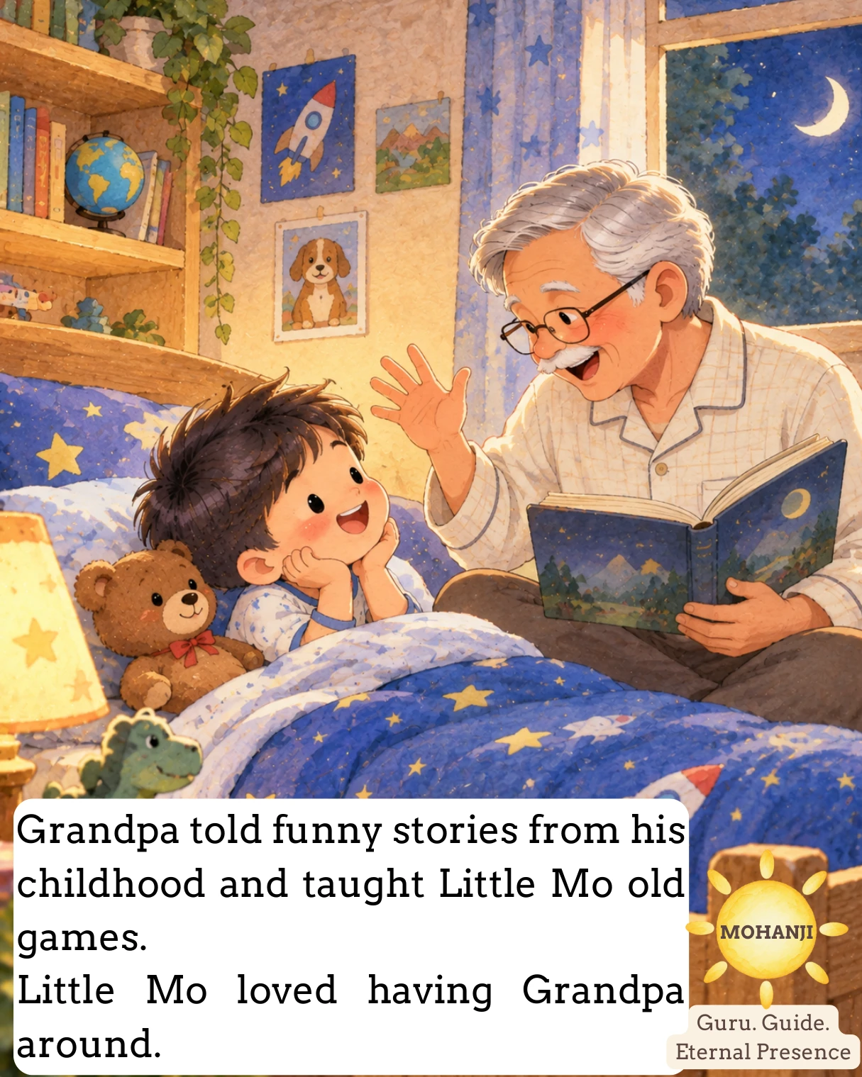 Little Mo and Grandpa, illustrated page 4 of 13