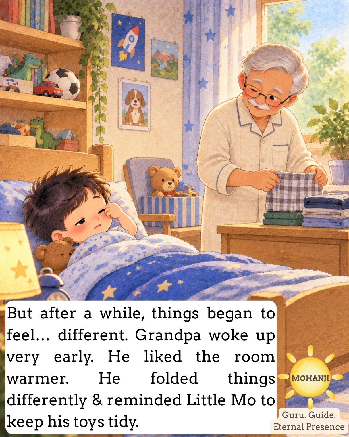 Little Mo and Grandpa, illustrated page 5 of 13