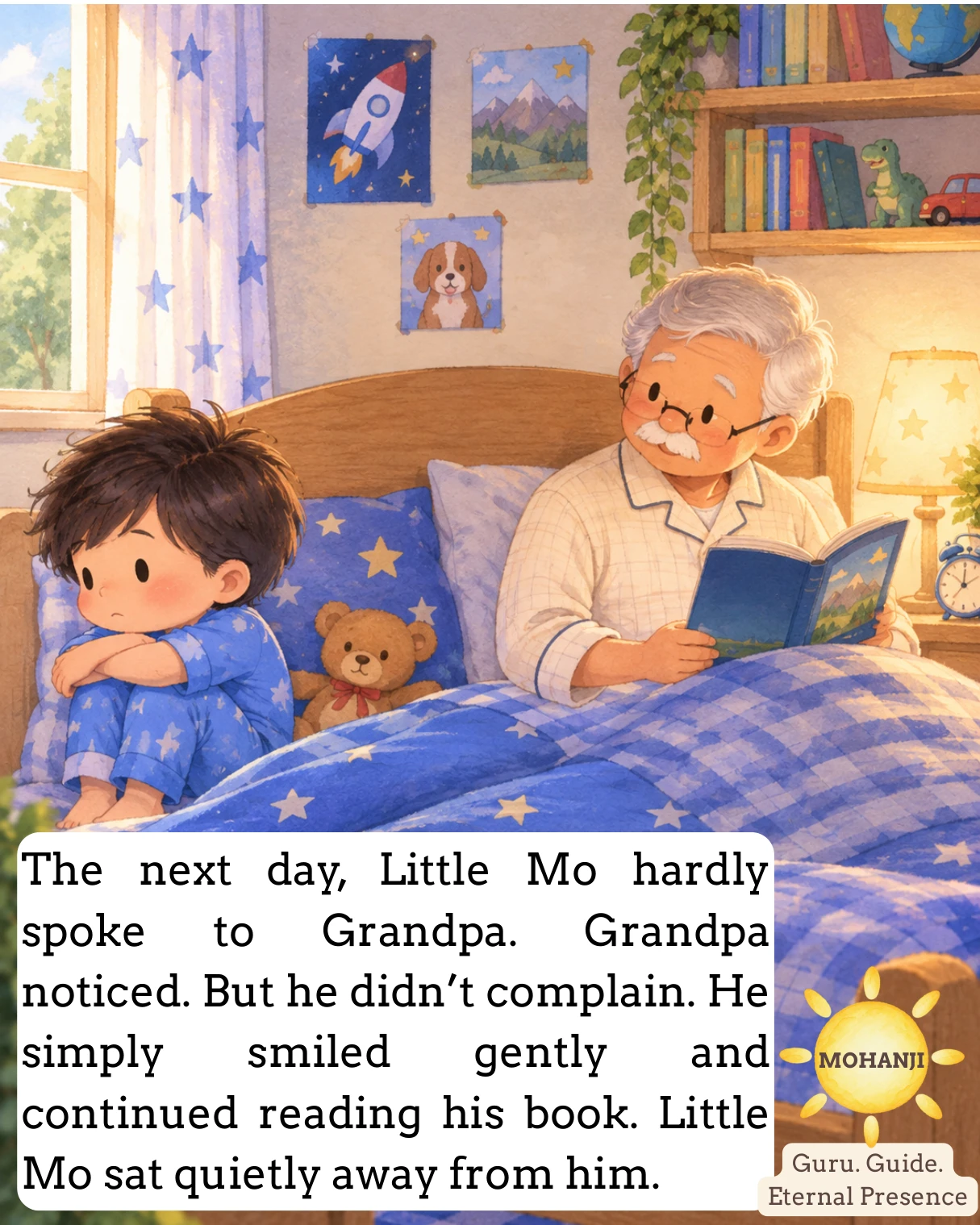 Little Mo and Grandpa, illustrated page 7 of 13