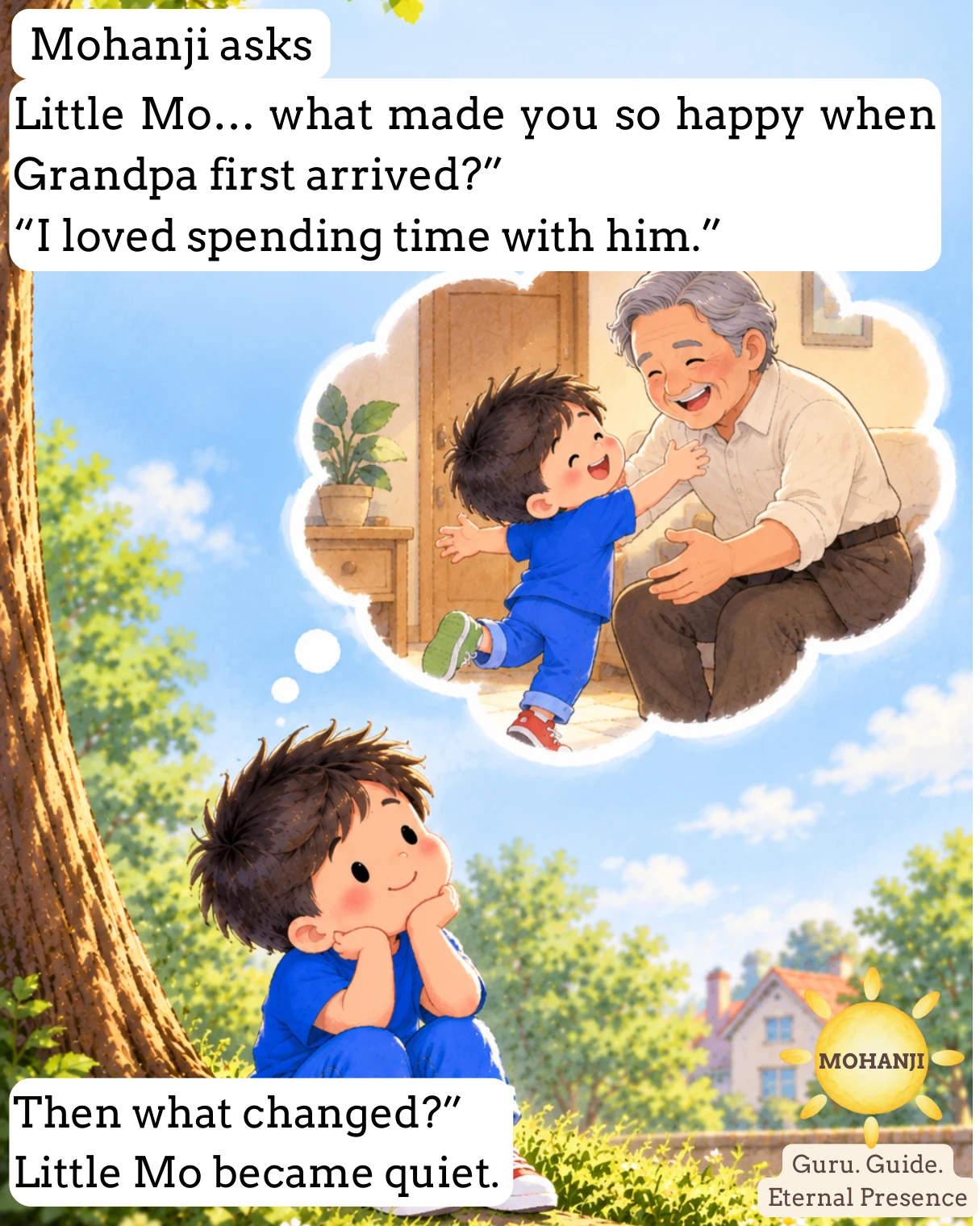 Little Mo and Grandpa, illustrated page 9 of 13