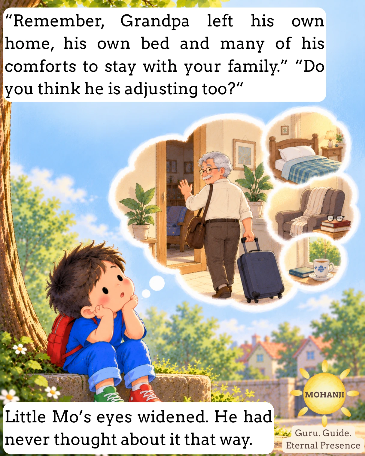 Little Mo and Grandpa, illustrated page 11 of 13