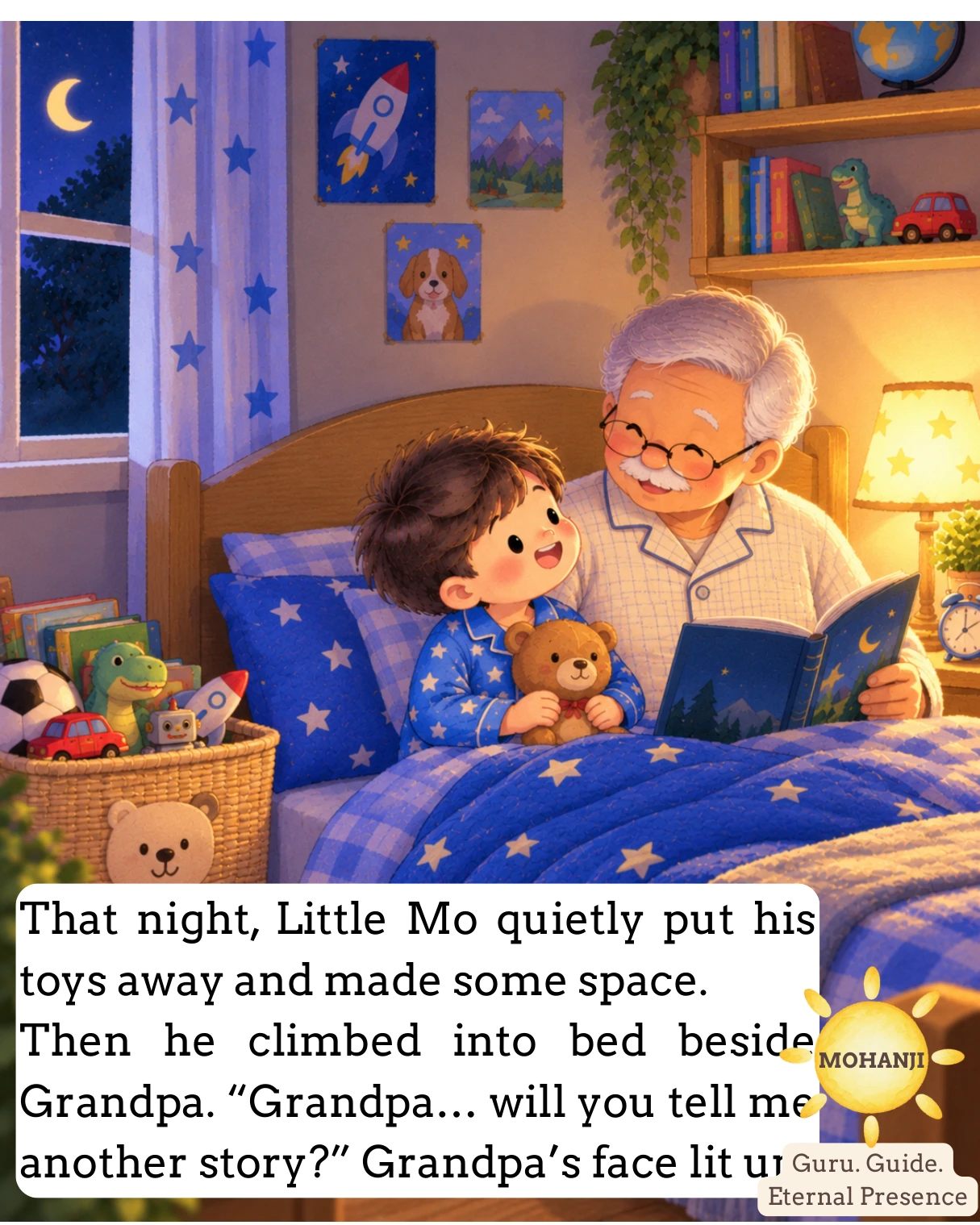 Little Mo and Grandpa, illustrated page 12 of 13