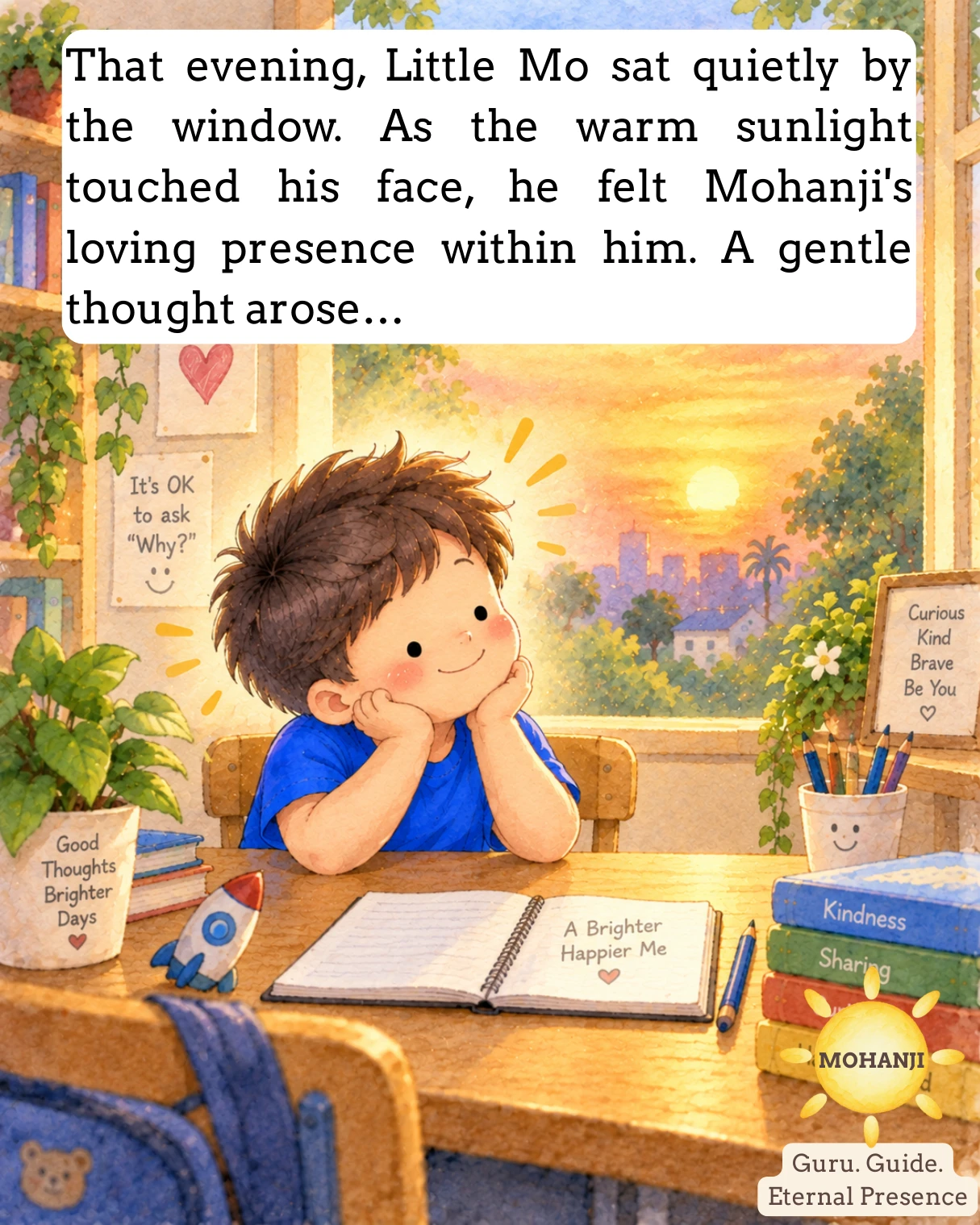 Little Mo and the Purple Fruit, illustrated page 7 of 11