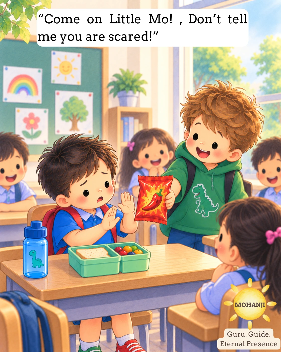 Little Mo and the Spicy Chips, illustrated page 4 of 12